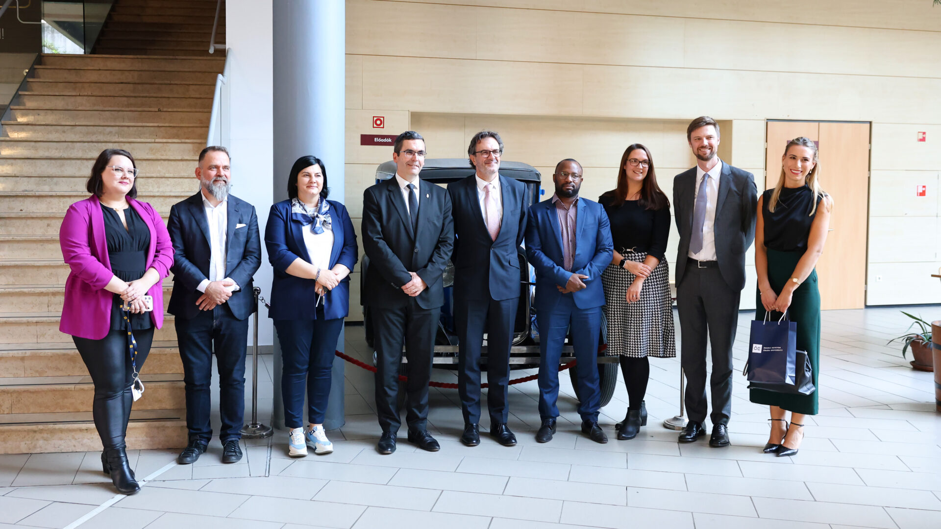Leadership of Times Higher Education Visits Obuda University